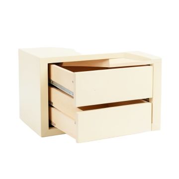 Glen Branch Small-Parts Storage Drawer Cabinet - Cream