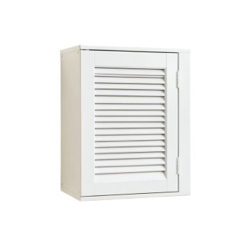 Clay Crossing Wall-Mounted Laundry Cabinet - White