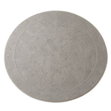 Holly Bluff Round Area Rug - Gray