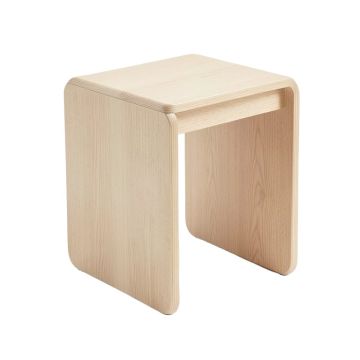 Pine Edge Side Table - Beige