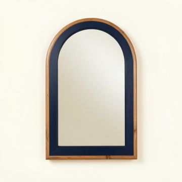 Willow Canyon Framed Wall Mirror - Navy (synthetic illustration; no displayed measurements)