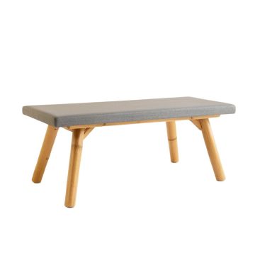 Olive Field Indoor Bench - Gray (synthetic illustration; no displayed measurements)