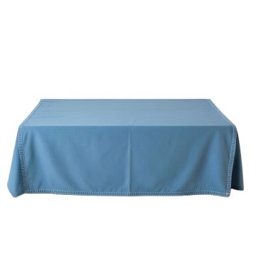 Hill Edge Flat Bed Sheet - Blue