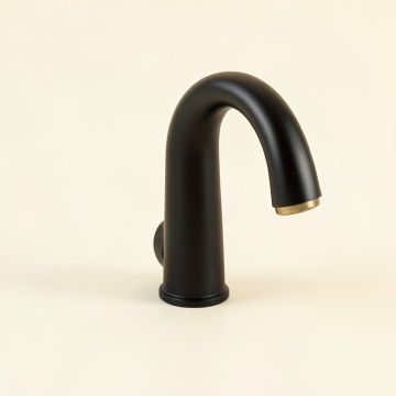 High Arc Single Hole Bathroom Faucet (synthetic illustration; no displayed measurements)