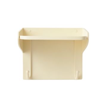 Summit Bluff Wall-Mounted Entryway Organizer Shelf - Ivory