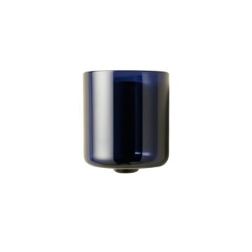 Bay Brook Wall Sconce Mounted On A Plain Wall - Navy