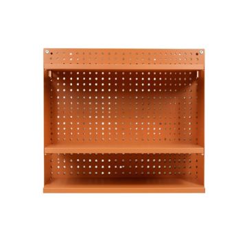 Rowan Branch Empty Wall-Mounted Tool Organizer Panel - Terracotta