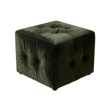 Bonita 18 '' Velvet Tufted Square Cube Ottoman