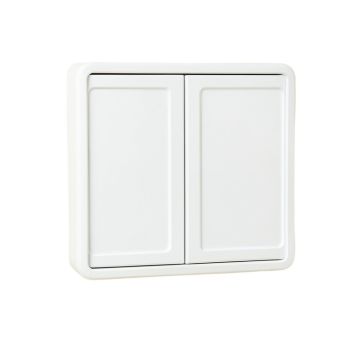 Aspen Crossing Wall-Mounted Entry Cabinet - White