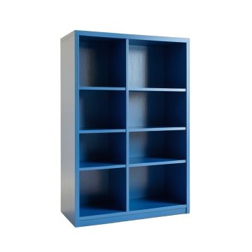 Maple Dell Freestanding Bookcase - Blue