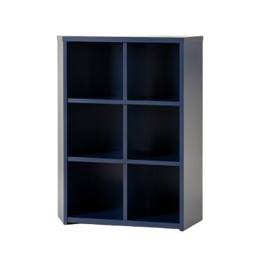 Cliff Bend Freestanding Bookcase - Navy (synthetic illustration; no displayed measurements)