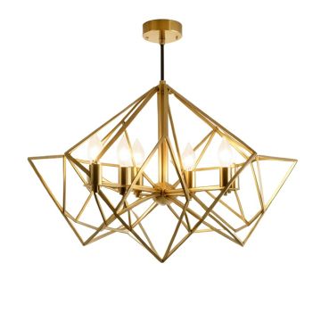 Kantor 6 - Light Unique / Statement Geometric Chandelier