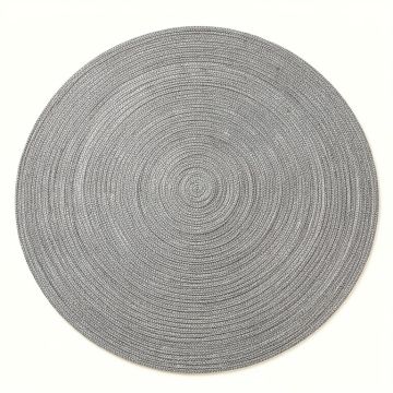 Linden Arc Round Area Rug - Gray (synthetic illustration; no displayed measurements)
