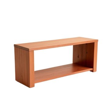 Heath Crest Narrow Outdoor Storage Bench - Terracotta