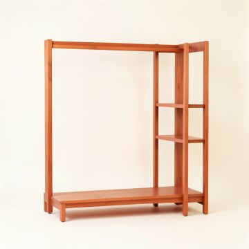Olive Bend Empty Garment Rack - Terracotta (synthetic illustration; no displayed measurements)