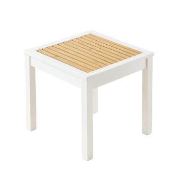 Meadow Bend Compact Balcony Table - White