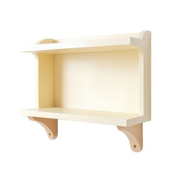 Flint Bluff Wall-Mounted Entryway Organizer Shelf - Cream