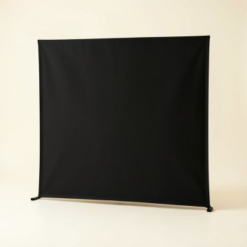 Stagescreen Black Portable Projection Screen (synthetic illustration; no displayed measurements)