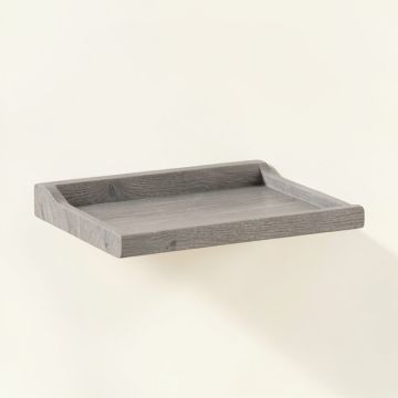 Aspen Crest Wall-Mounted Cat Perch - Gray (synthetic illustration; no displayed measurements)