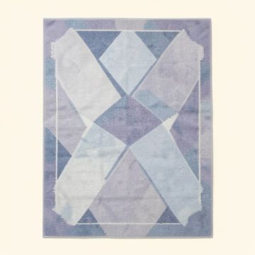 Geometric Lavendar/Blue Area Rug (synthetic illustration; no displayed measurements)