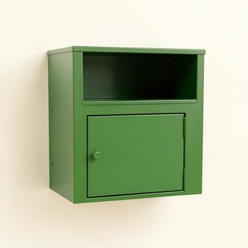Ridge Crest Wall-Mounted Entry Cabinet - Green (synthetic illustration; no displayed measurements)