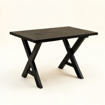 Dawn Bluff Patio Table - Black (synthetic illustration; no displayed measurements)