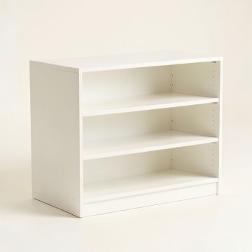Brook Arc Low Bookcase (synthetic illustration; no displayed measurements)