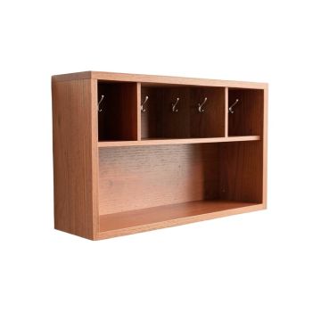 Elm Brook Wall-Mounted Entryway Organizer Shelf - Terracotta