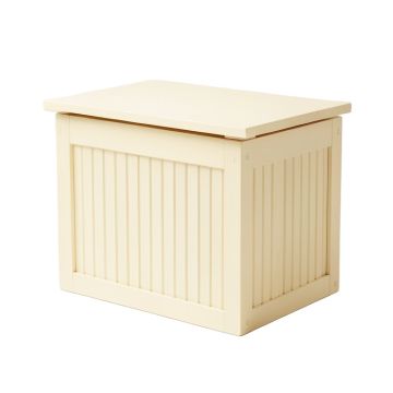 Cove Canyon Closed Outdoor Storage Box - Cream