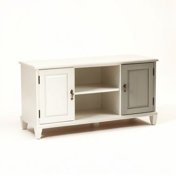 Carrington Tv Stand For Tvs Up To 65 '' (synthetic illustration; no displayed measurements)