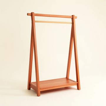 Heath Canyon Empty Garment Rack - Terracotta (synthetic illustration; no displayed measurements)