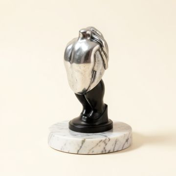 Savoy Marble Base In Metal (synthetic illustration; no displayed measurements)