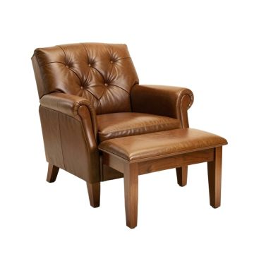 Wirksworth 25.25 '' Wide Tufted Slipper Chair And Ottoman