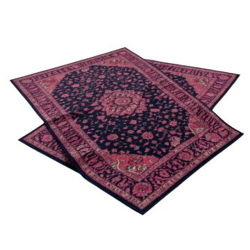 Katie Oriental Navy/Fuchsia Area Rug (synthetic illustration; no displayed measurements)
