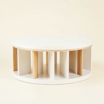 Clay Canyon Shoe Storage Bench - White (synthetic illustration; no displayed measurements)