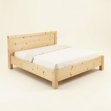 Anoeska Solid Wood Bed (synthetic illustration; no displayed measurements)