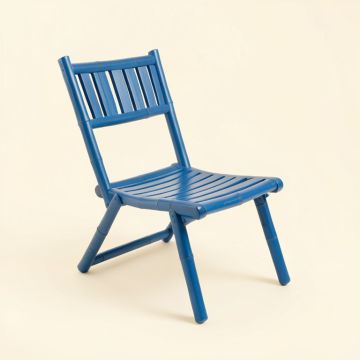 Glen Dale Folding Outdoor Chair - Blue (synthetic illustration; no displayed measurements)