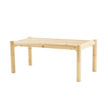 Shore Arc Indoor Bench - Ivory