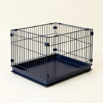 Shore Arc Empty Furniture-Style Pet Crate (synthetic illustration; no displayed measurements)