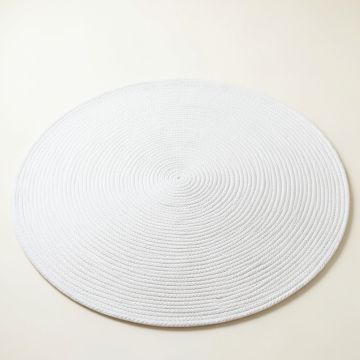 Willow Brook Round Area Rug - White (synthetic illustration; no displayed measurements)