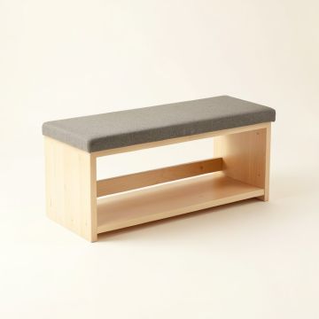 Cara 32 Pair Shoe Storage Bench (synthetic illustration; no displayed measurements)