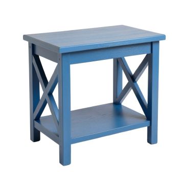 Alder Branch Side Table - Blue