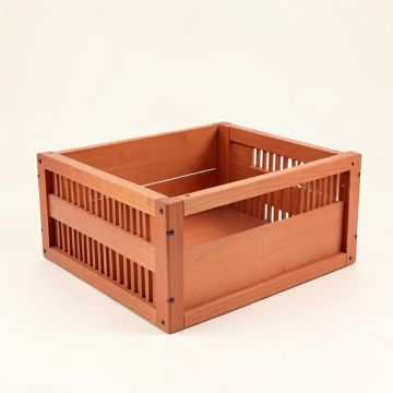 Ridge Arc Empty Furniture-Style Pet Crate (synthetic illustration; no displayed measurements)
