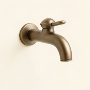 Pivotal Wall Mounted Bathroom Faucet (synthetic illustration; no displayed measurements)