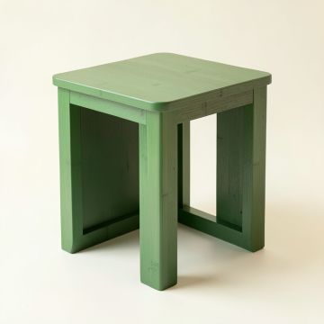 Hill Edge Side Table - Green (synthetic illustration; no displayed measurements)