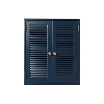 Birch Canyon Wall-Mounted Laundry Cabinet - Navy