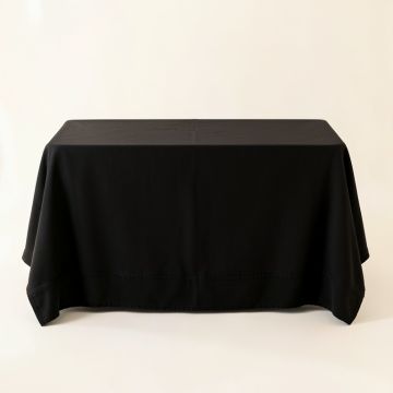 Lake Edge Flat Bed Sheet - Black (synthetic illustration; no displayed measurements)