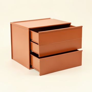 Hill Dale Under-Desk Drawer Unit - Terracotta (synthetic illustration; no displayed measurements)