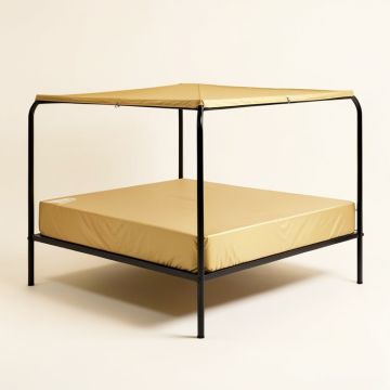 Camilla Canopy Bed (synthetic illustration; no displayed measurements)