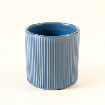 Clay Crest Empty Candle Holder - Blue (synthetic illustration; no displayed measurements)